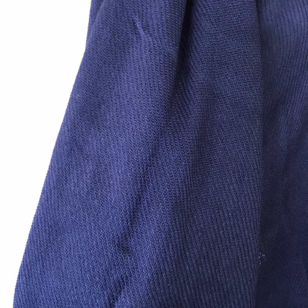 ❗️LAST CHANCE- New! Beautiful Royal Blue Long Viscose Scarf - Picture 3 of 4